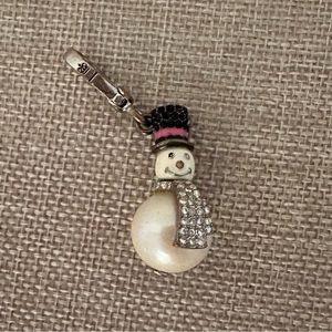Juicy Couture vintage Y2K snowman charm with Swarovski crystals